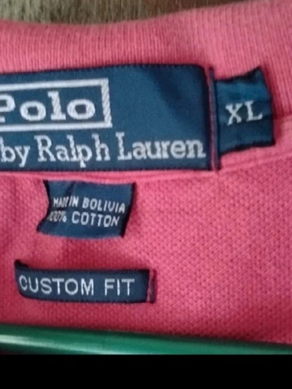 Polo by Ralph Lauren Coral-Red Short Sleeve Polo